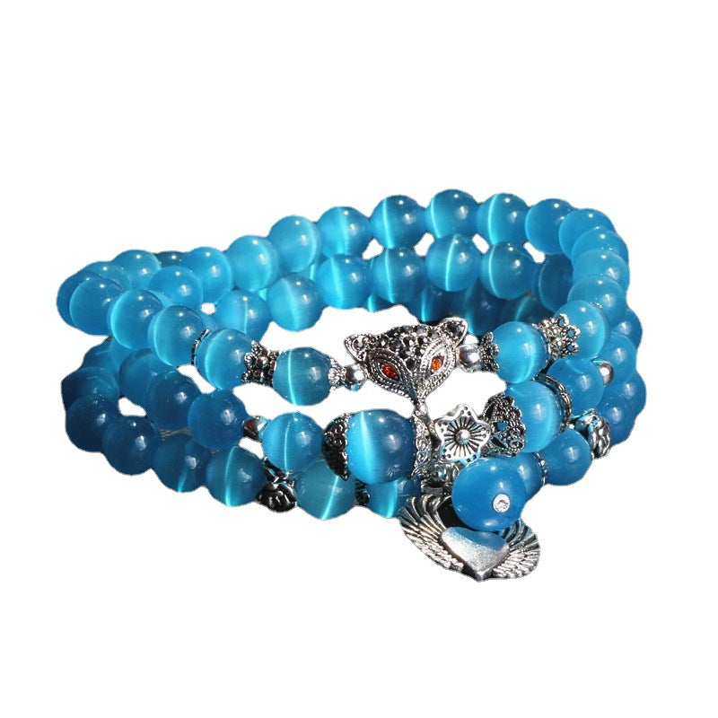 Wholesale Crystal Opal 3 Circle Bracelet